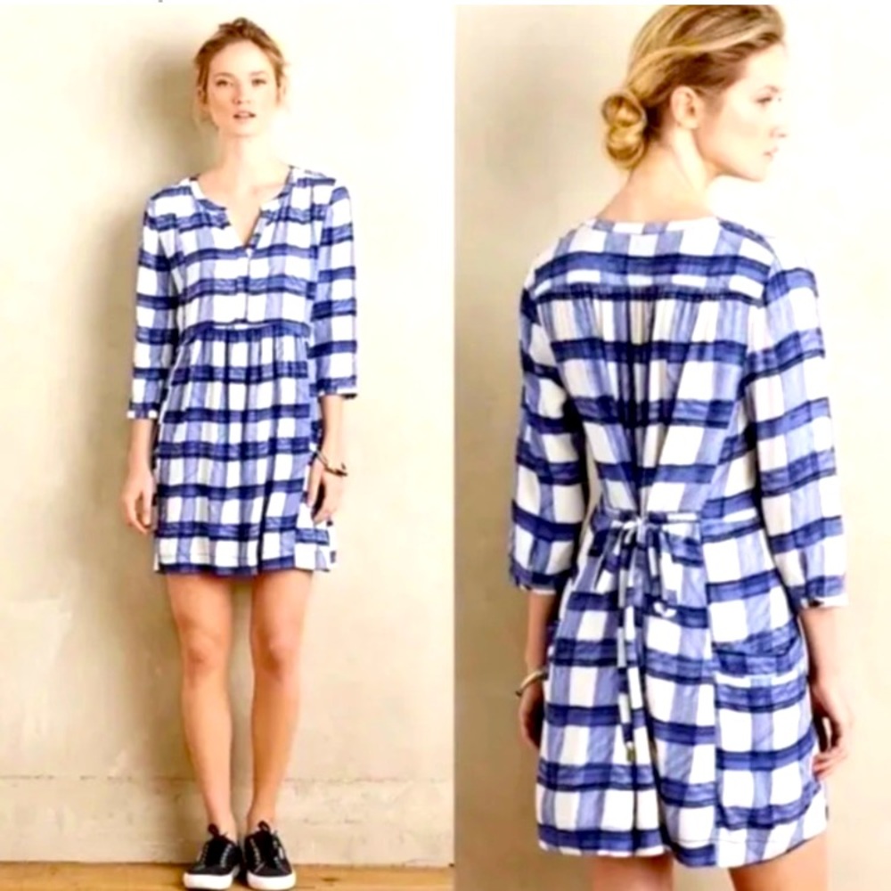 Anthropologie Maeve Devery Dress, size L, EUC